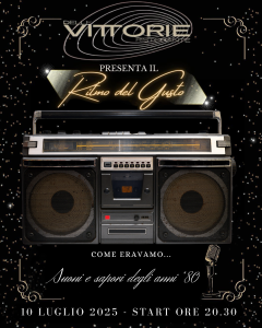 Locandina Ritmo Gusto - 10 luglio